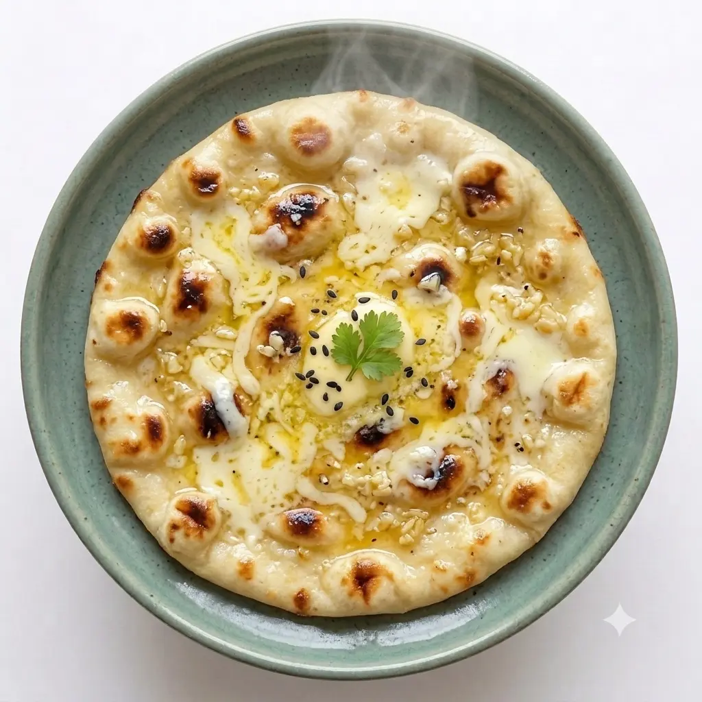 Butter Cheese Garlic Naan